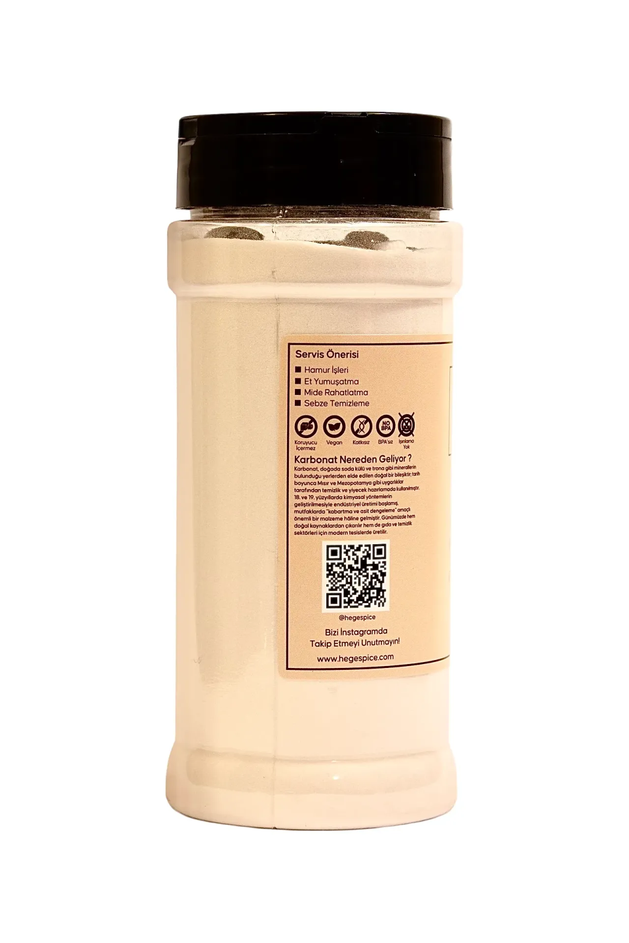 Hege Spice'tan %100 Organik İngiliz Karbonatı 
