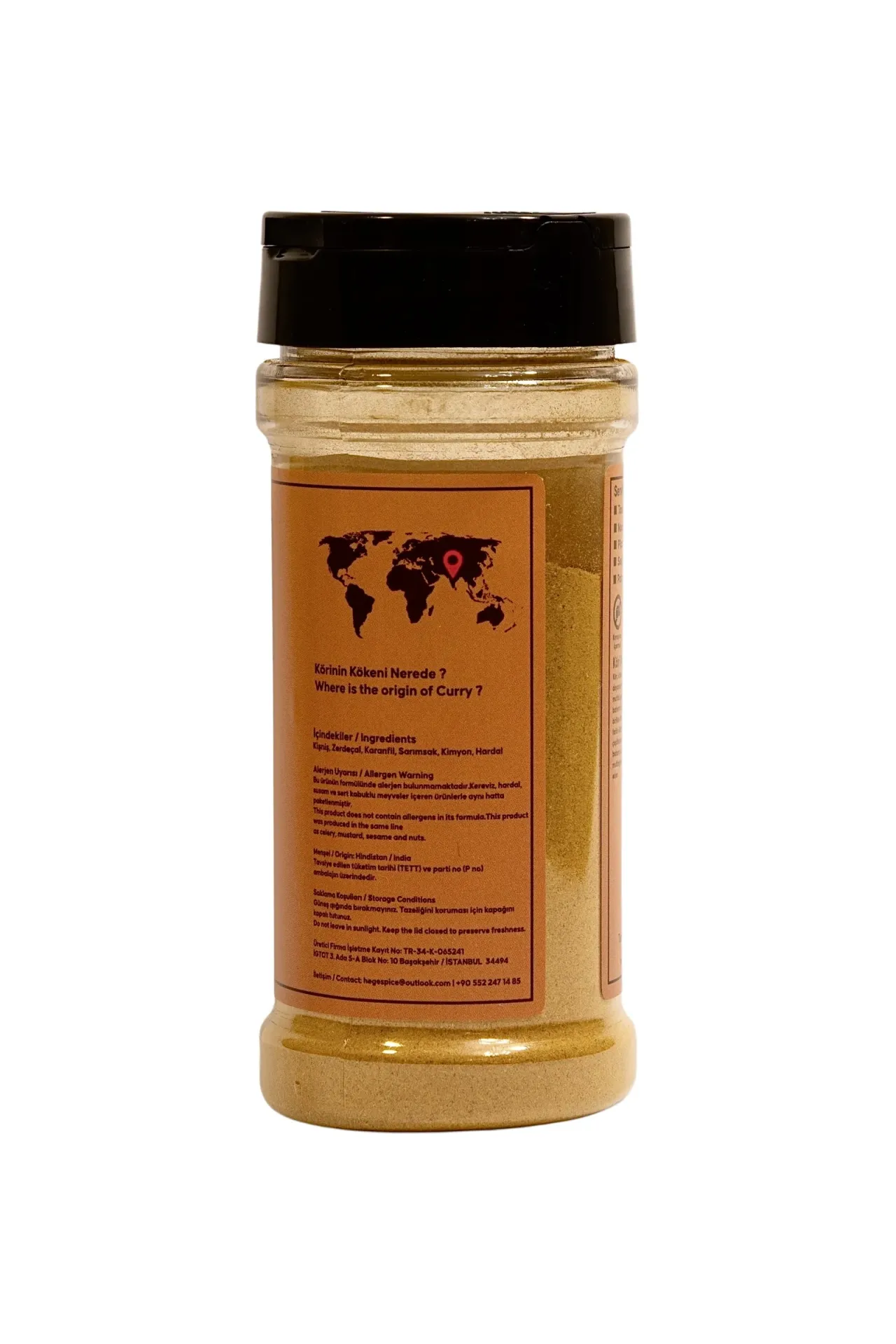 Saf ve Doğal Köri (Curry)  Baharatı