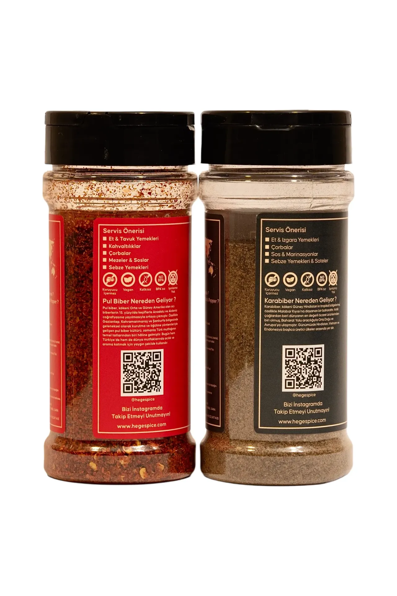Hege Spice Pul Biber & Karabiber  – Doğal Baharat