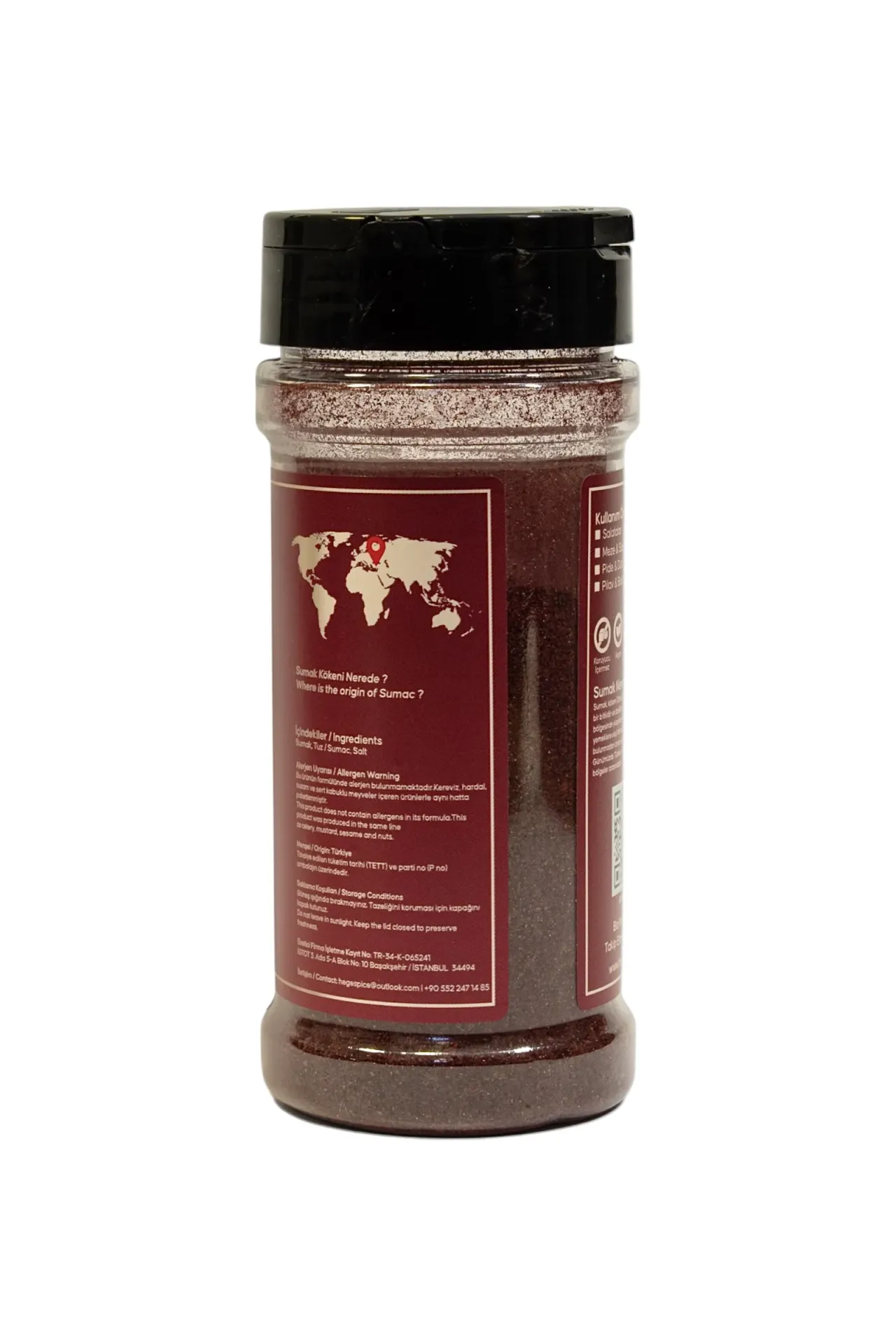 Hege Spice'tan %100 Organik Sumak 