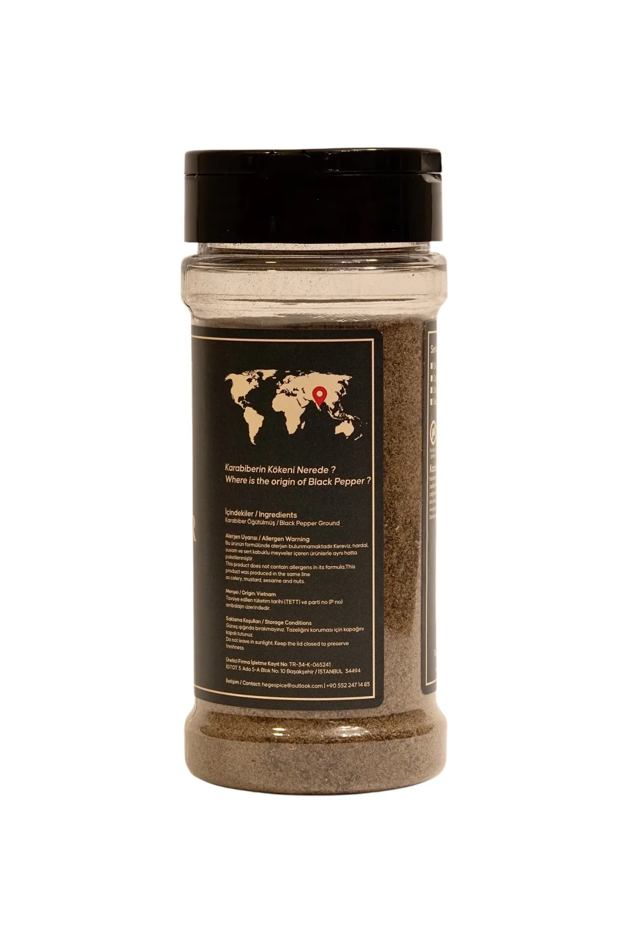 Hege Spice Toz Karabiber   – Doğal Baharat