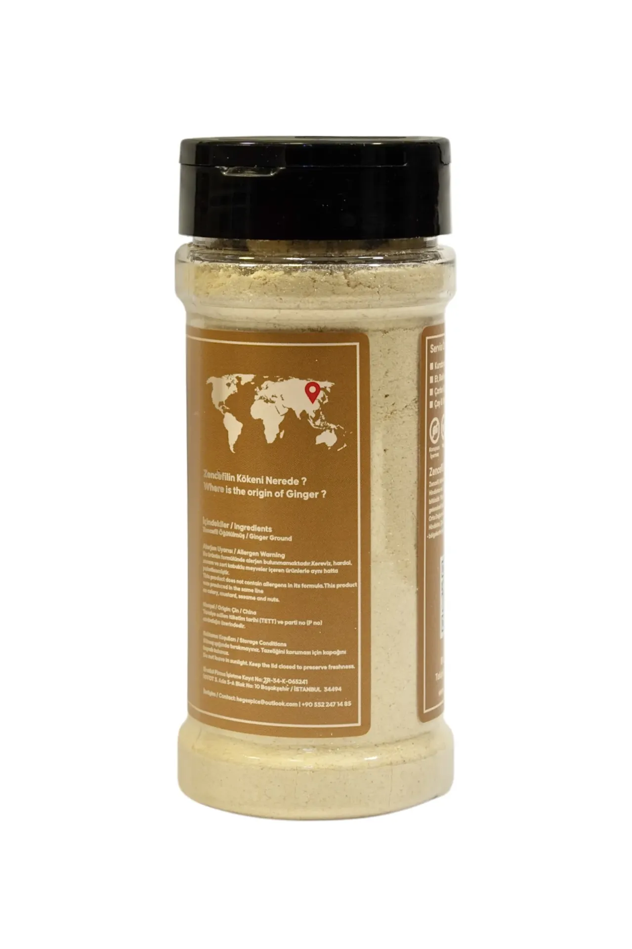 Hege Spice'tan %100 Organik Zencefil 